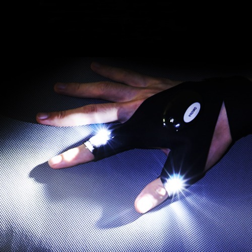 LED 손전등 장갑 밴드형 오른손