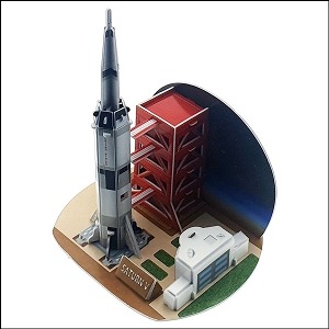 3D 입체퍼즐 아폴로 새턴 V 우주선 25pcs